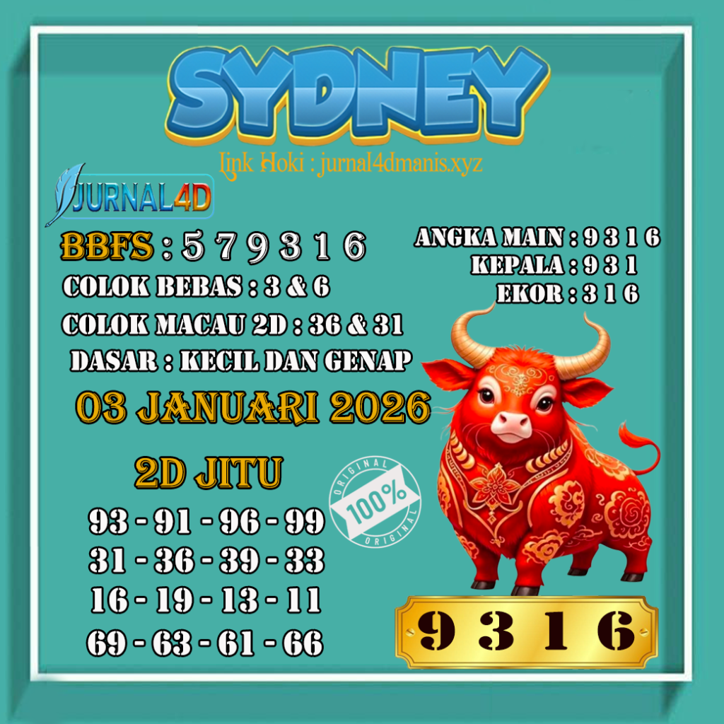 Menang Pasaran SYDNEY JURNAL4D