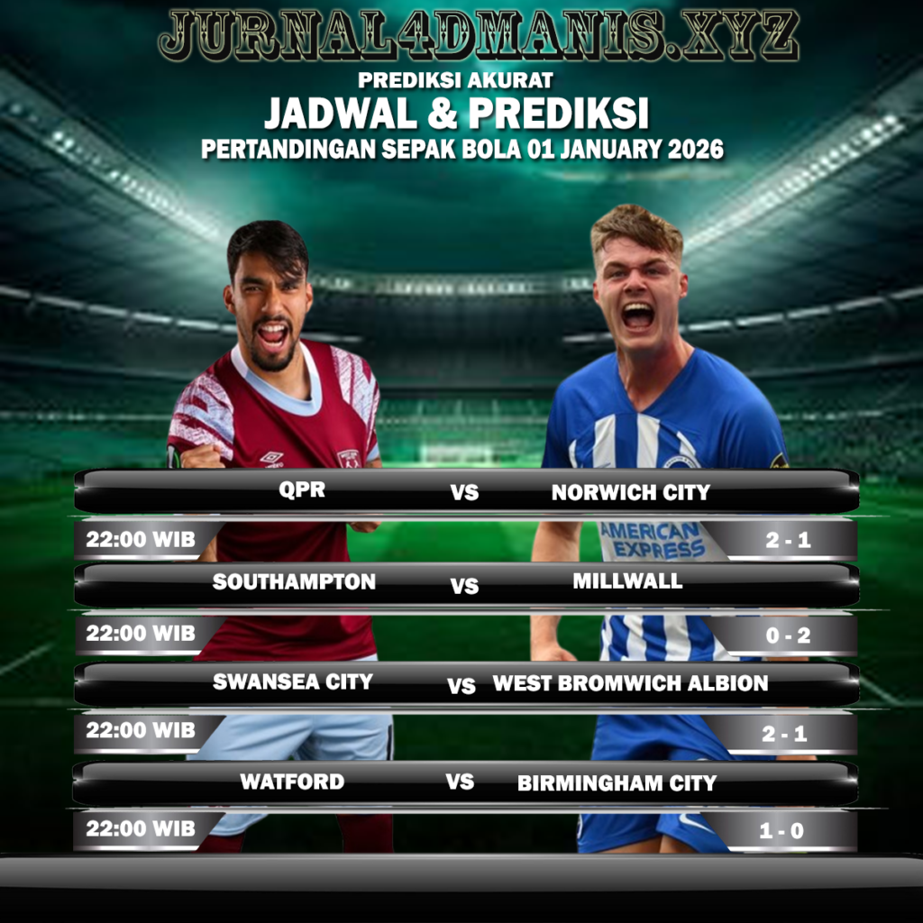 PREDIKSI BOLA 01 JANUARY