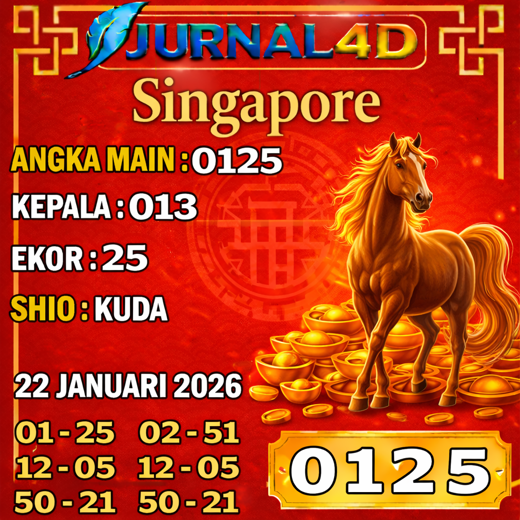 PREDIKSI TOGEL SINGAPORE 22 JANUARI 2026