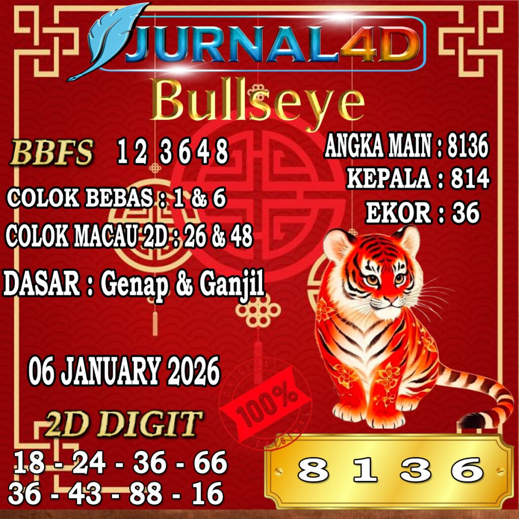PREDIKSI Bullseye 06 JANUARY