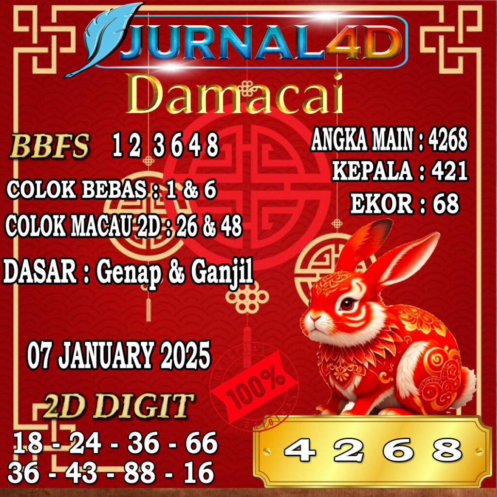 Prediksi Damacai 07January 2026