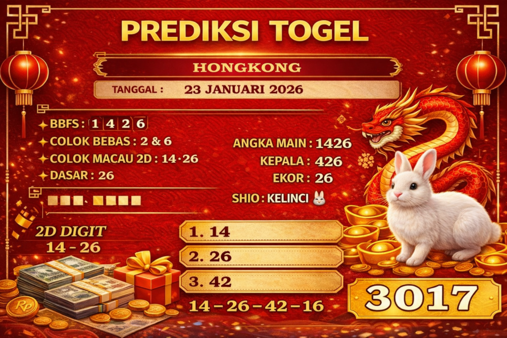 PREDIKSI HONGKONG 23 JANUARI