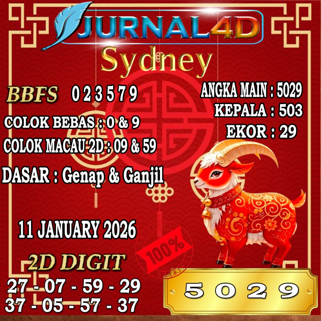 Prediksi Sydney 11January 2026