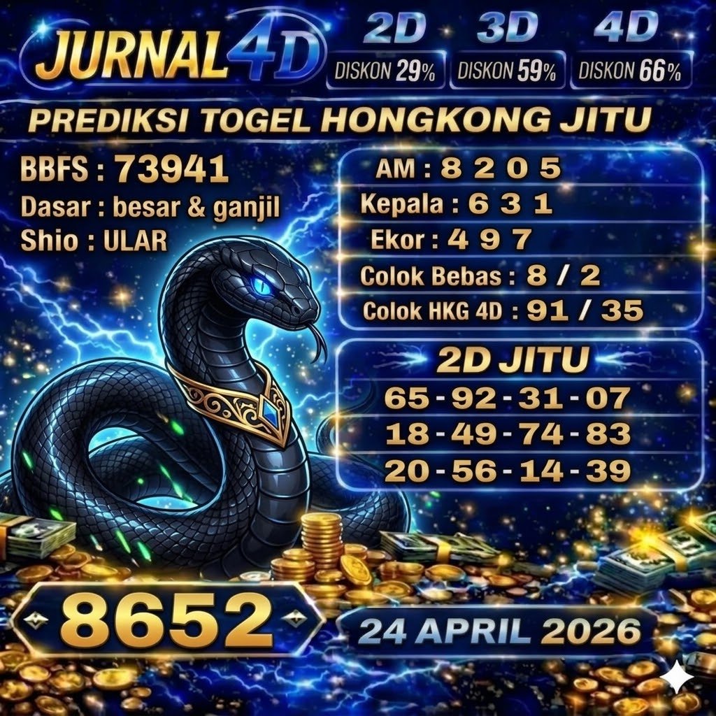 Prediksi Hongkong 24 April 2026 JURNAL4D