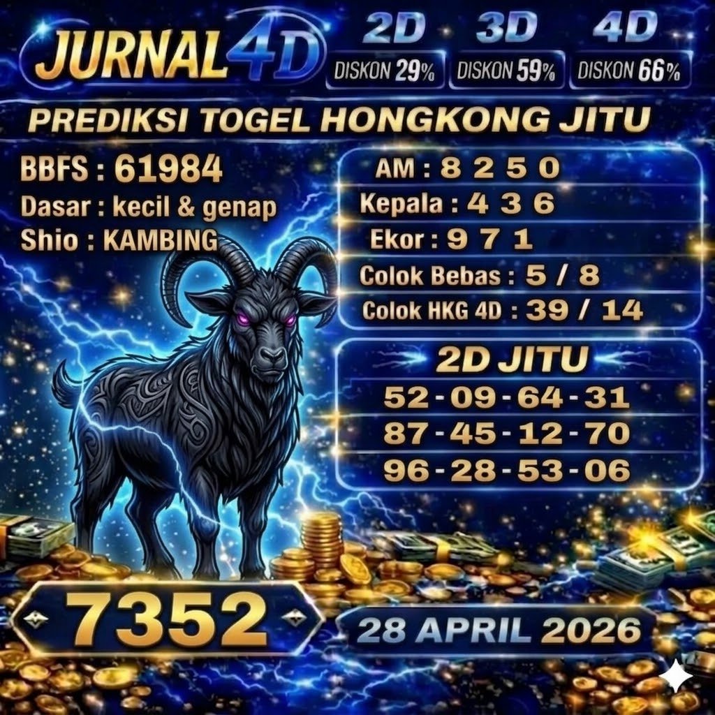 Prediksi Hongkong 28 April 2026 JURNAL4D