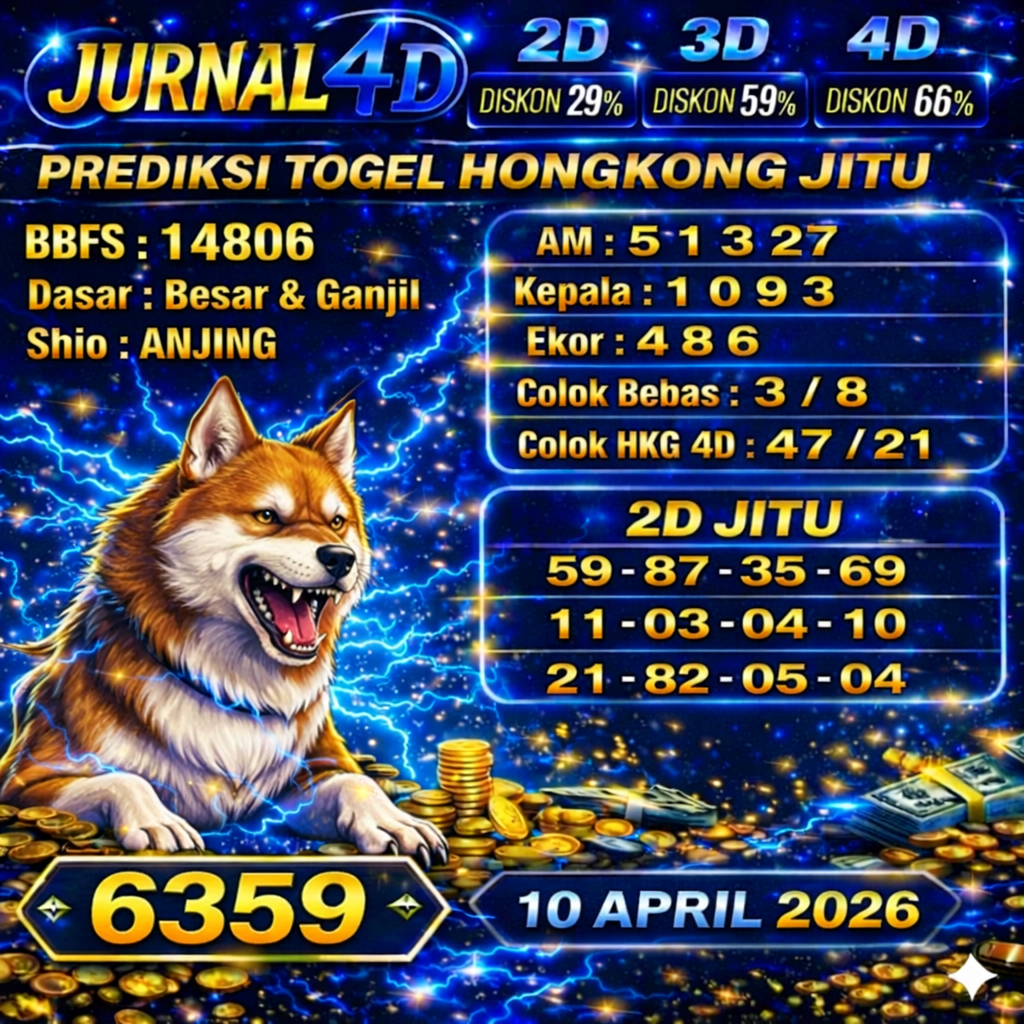 Prediksi Hongkong 10 April 2026 JURNAL4D