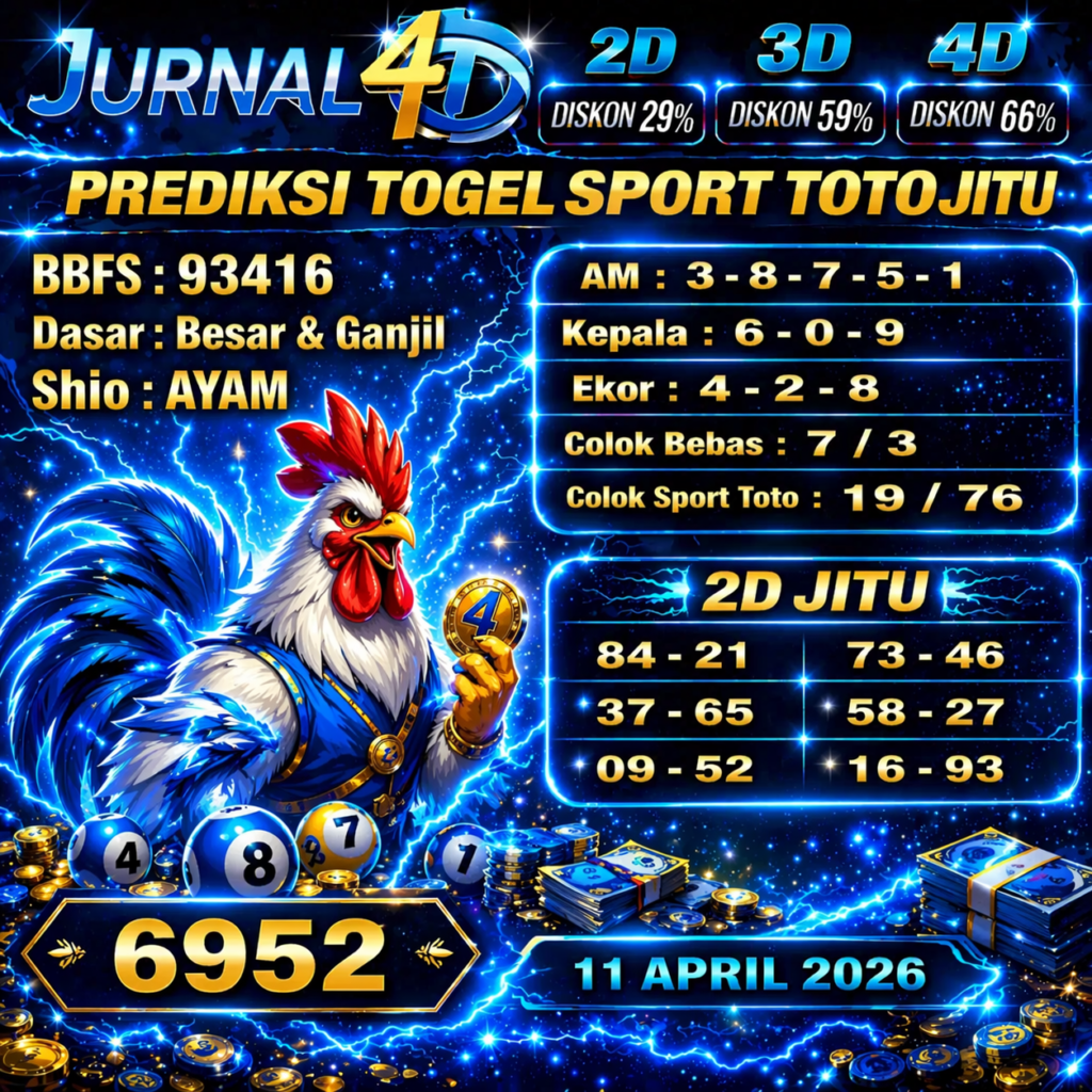 Prediksi Togel 10 April Jurnal4d